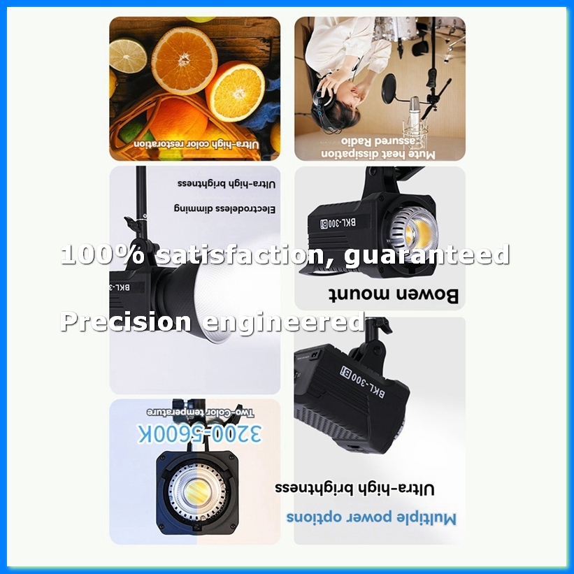 Quality Photography Lighting - 300W Bi LED Video Light, Continuous