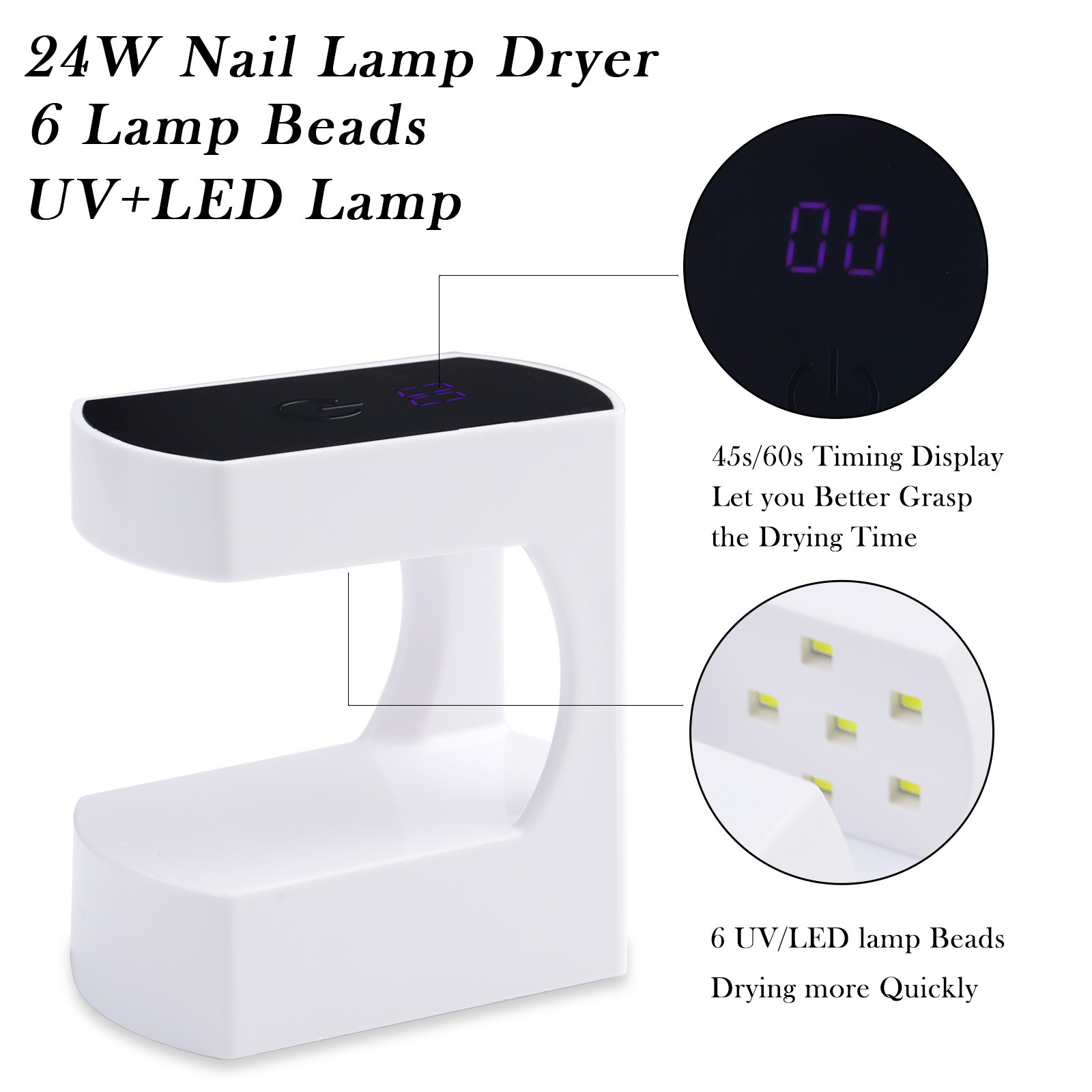 Photography Lighting Gel - Mini USB Nail Lamp LED&UV Manicure