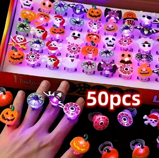Halloween Light Up Rings for K - đánh giá và giá Led Ring Light 18
