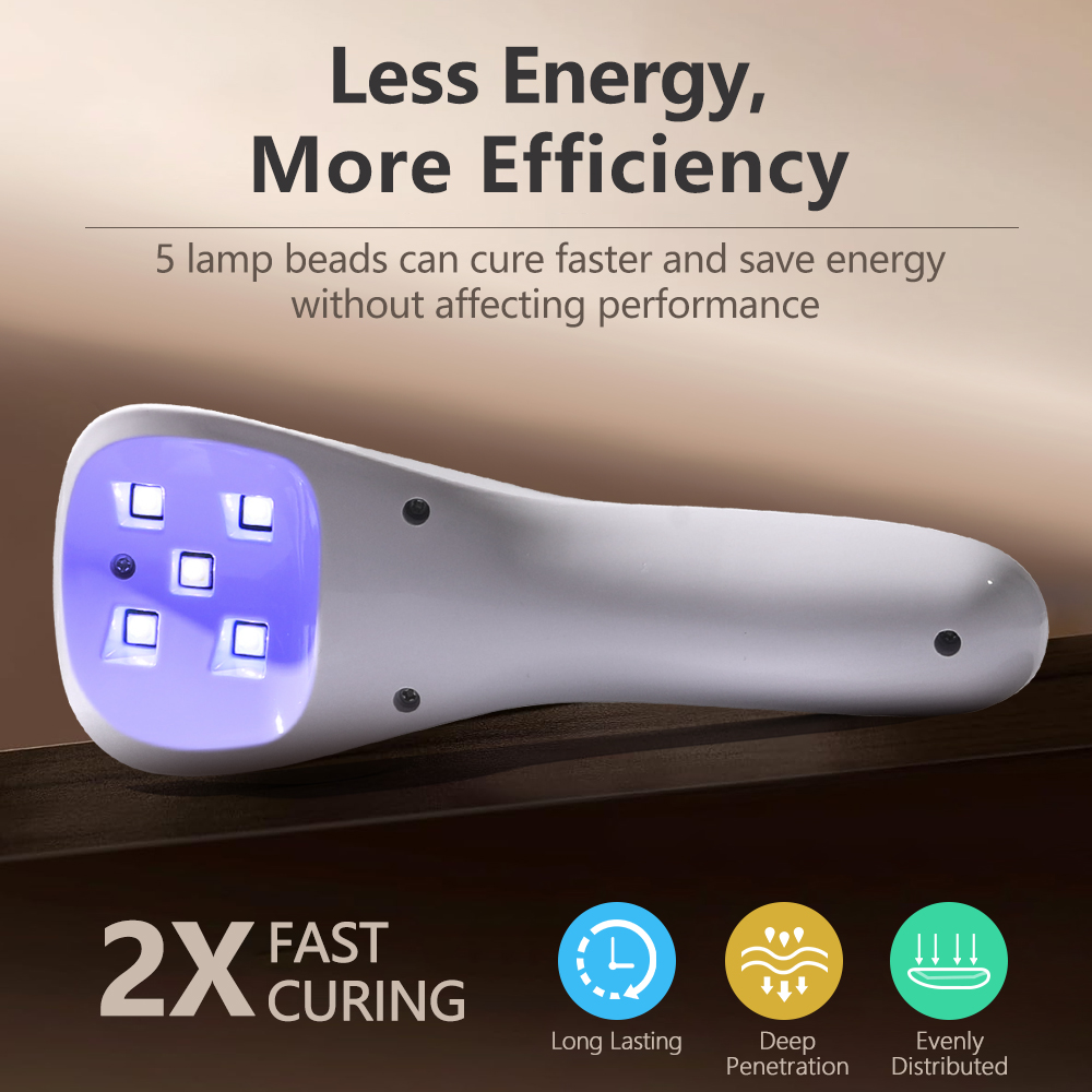 Handheld UV LED Lamp for Nails - đánh giá và giá Photography Lighting Gel