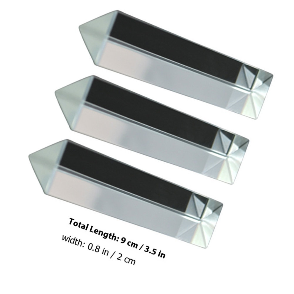 3Pcs Equilateral Optical Glass - đánh giá và giá Learn Photography Lighting