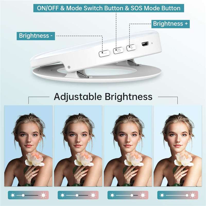 Đèn LED Di Động Kẹp Vòng 40 Đè - đánh giá và giá Photography Lighting Overhead