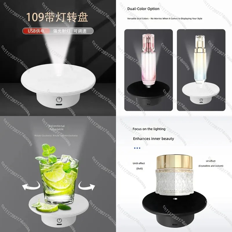10.9cm Electric Rotary Turntab - đánh giá và giá Photography Lighting For Jewelry