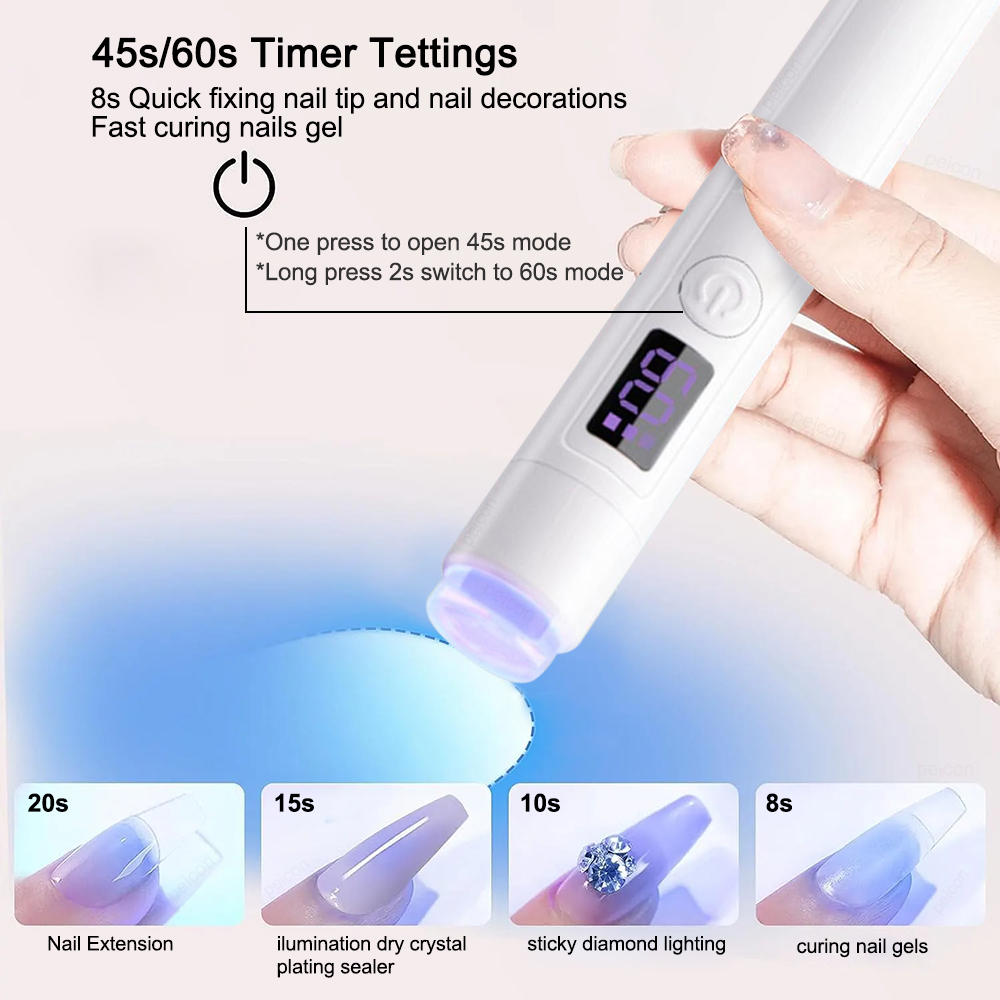 Mini UV LED Nail Dryer Lamp Co - đánh giá và giá Photography Lighting Gel