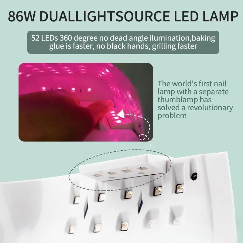 Rechargeable UV LED Nail Lamp  - đánh giá và giá Photography Lighting Gel