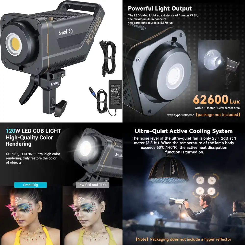 SmallRig RC 120D 120W COB LED  - đánh giá và giá V Mount Battery