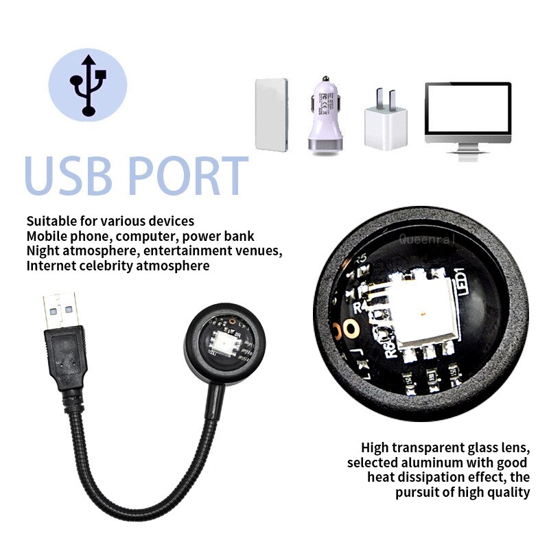 LED USB Sunset Lamp Projector  - đánh giá và giá Photography Lighting Wall