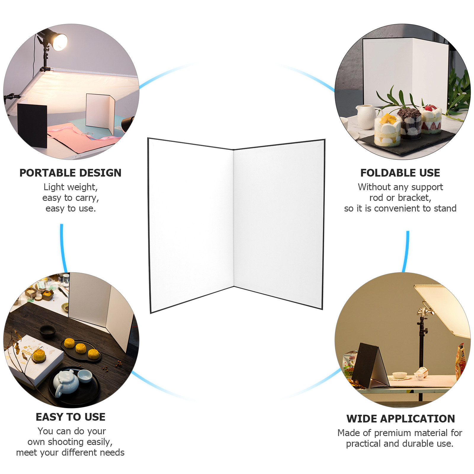 Foldable A3 Photography Reflec - đánh giá và giá Photography Lighting Board