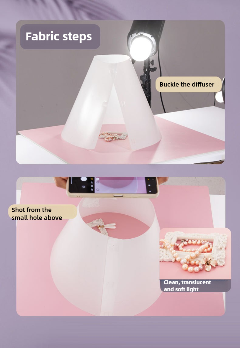 Light Cone Photo Flash Diffuse - đánh giá và giá Photography Lighting For Jewelry