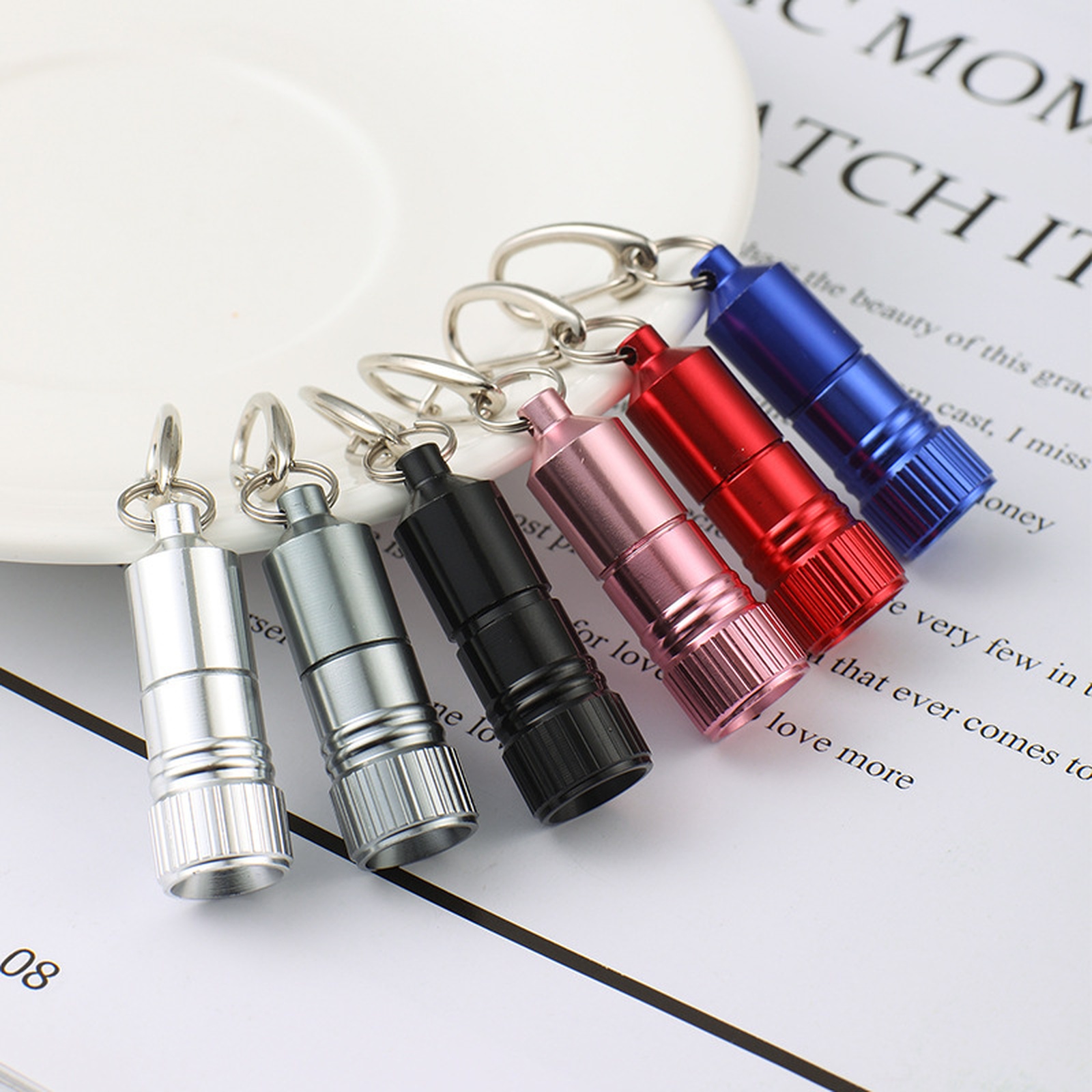  Mini Flashlight Keychain Rin - đánh giá và giá Led Ring Light 18