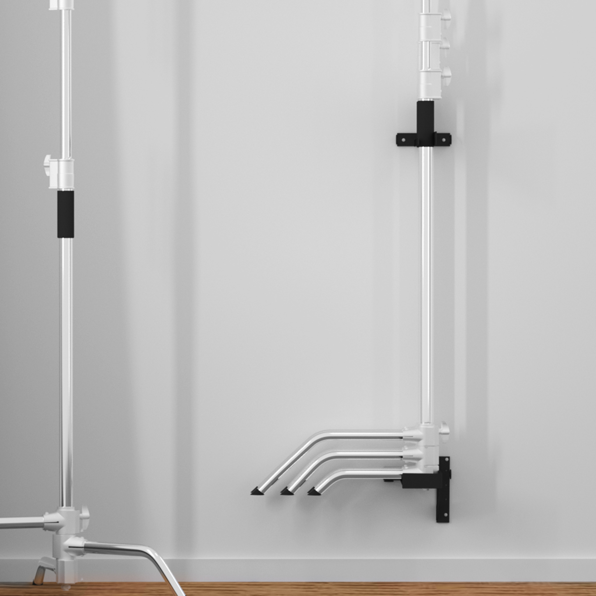Selens Wall Mount C-Stand Stor - đánh giá và giá Photography Lighting Wall