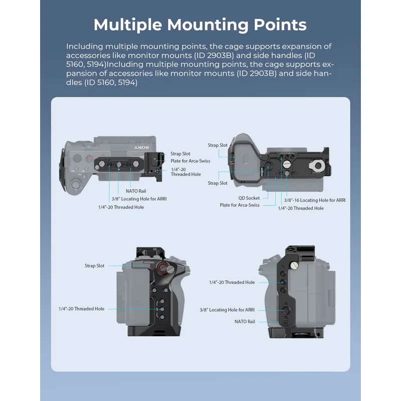 Brand For SmallRig FX30 Cage K - đánh giá và giá V Mount Battery