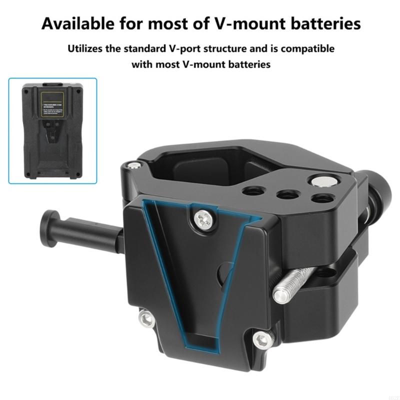 Kẹp thanh nhôm 462E Kẹp pin V- - đánh giá và giá V Mount Battery