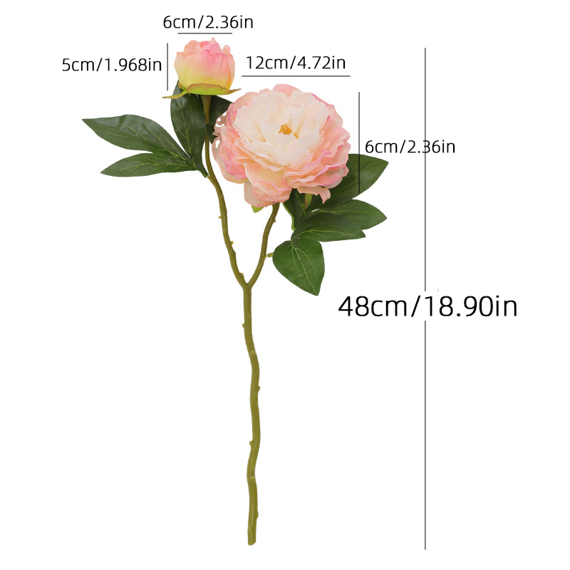1PC Retro 2 Head Peony Simulat - đánh giá và giá Photography Lighting Simulator Free