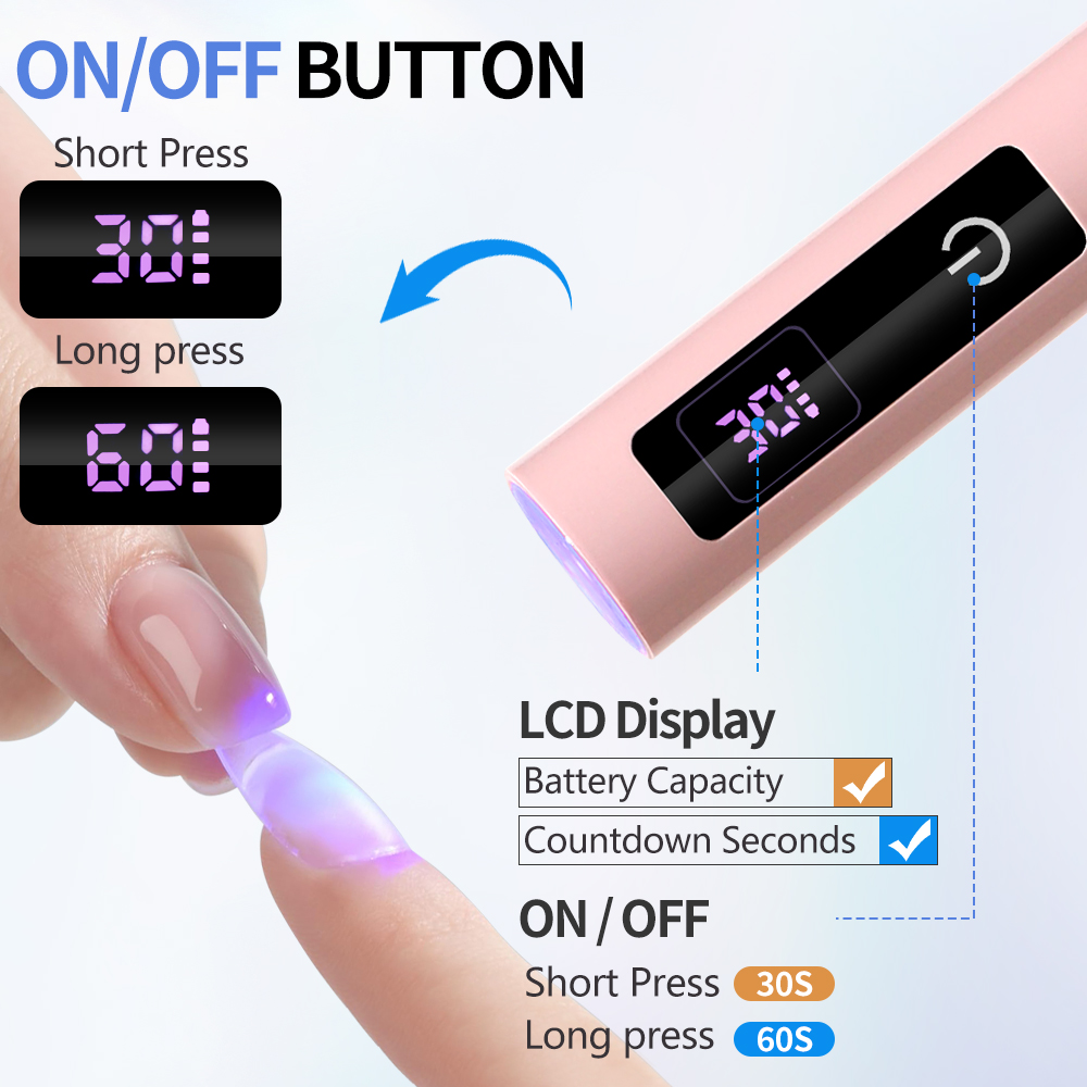 Touch Lamp Nail UV LED Dryer P - đánh giá và giá Photography Lighting Gel