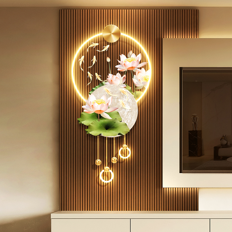 Home Decoration Koi Fish Entra - đánh giá và giá Photography Lighting Wall