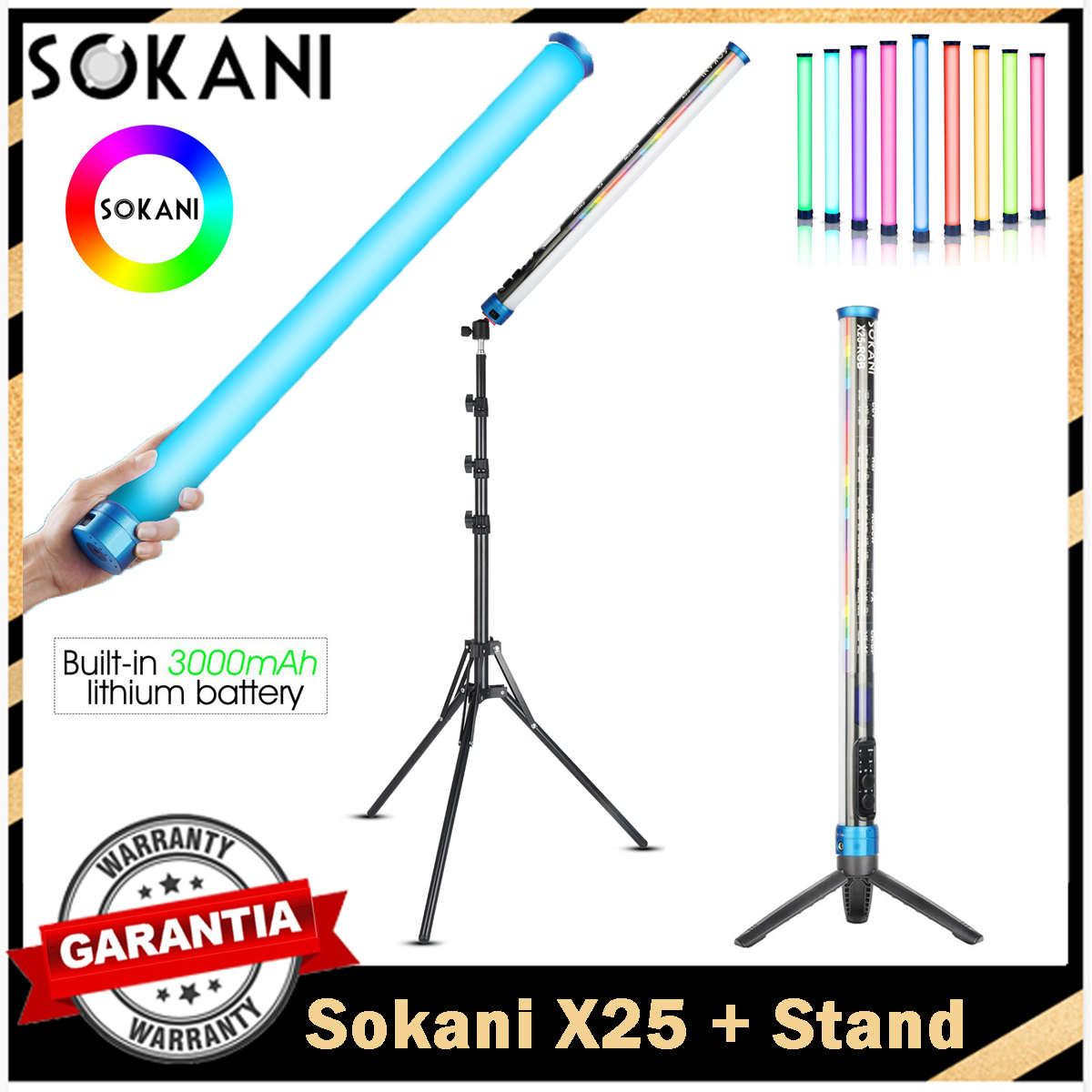Sokani X25 RGB LED Video Light - đánh giá và giá Photography Lighting Wand