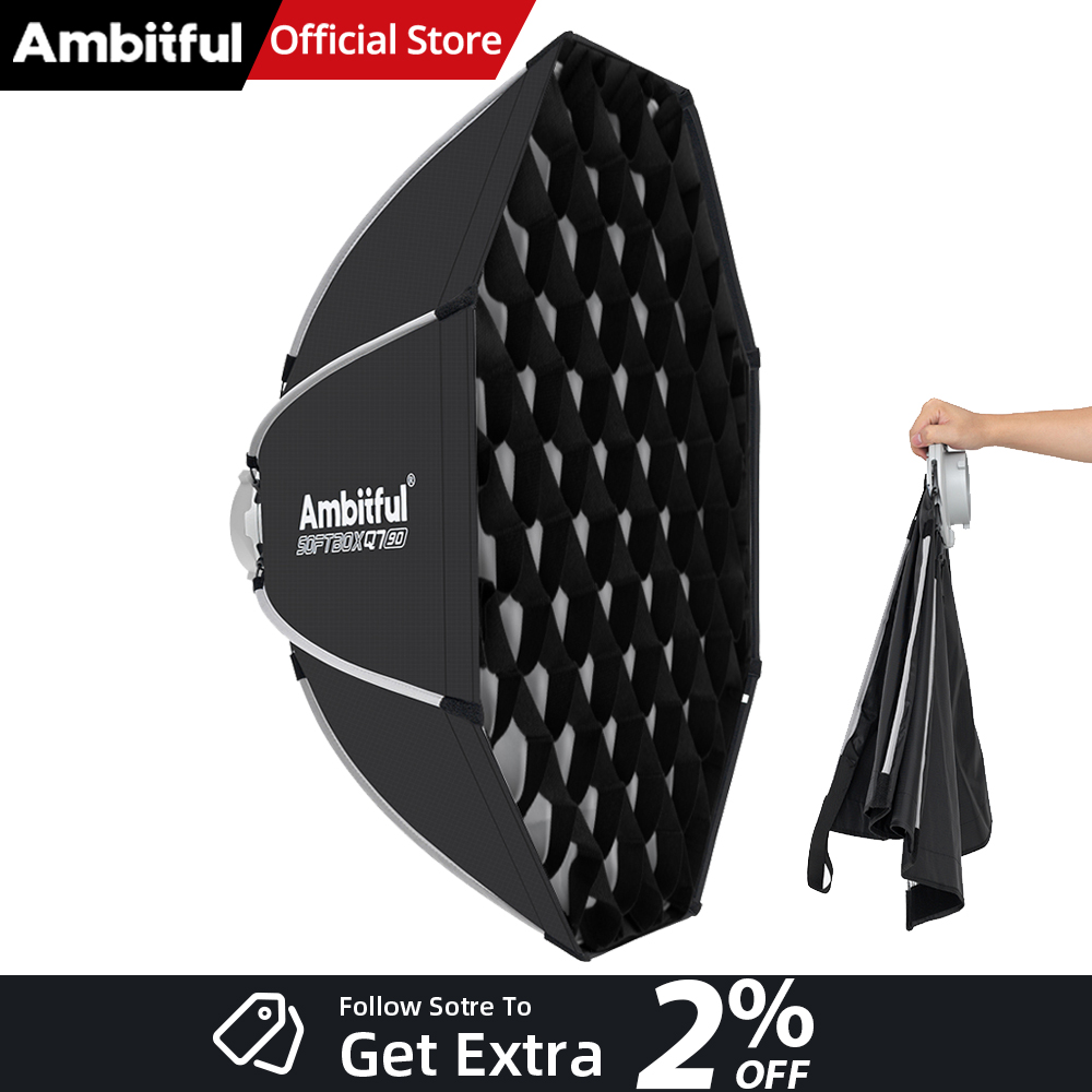 AMBITFUL Q7II 55/65/90cm Bowen - đánh giá và giá Photography Lighting Set Up