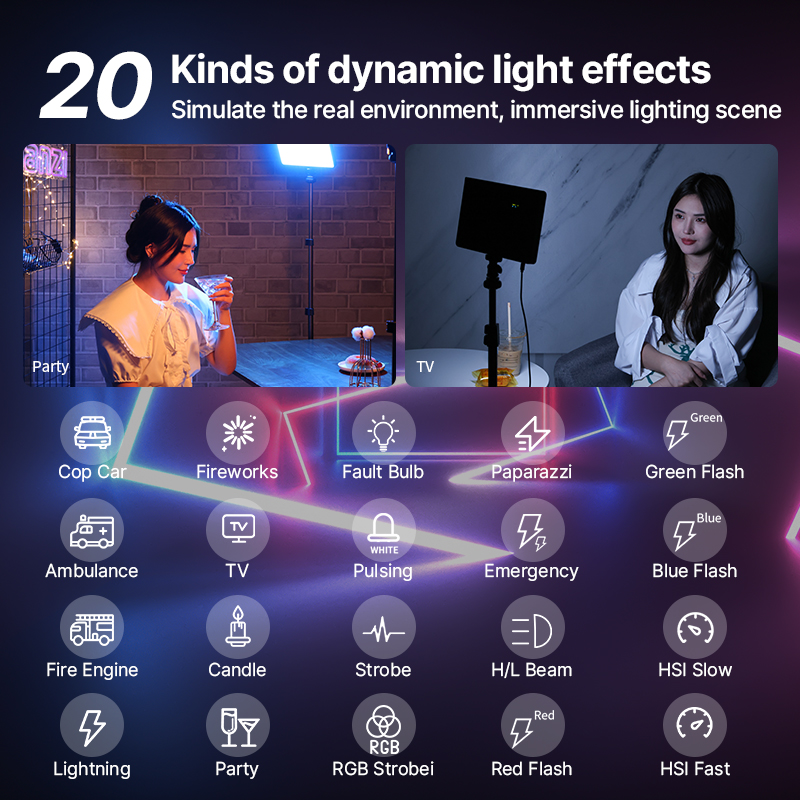 Ulanzi LT003 15W RGB Video Lig - đánh giá và giá Photography Lighting Board