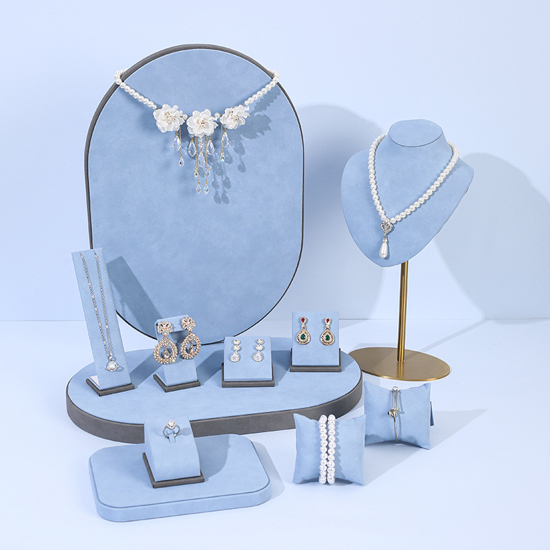 Light Blue Microfiber Jewelry  - đánh giá và giá Photography Lighting For Jewelry