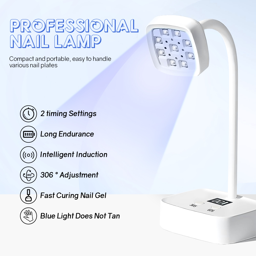 Mini UV LED Nail Lamp Recharge - đánh giá và giá Photography Lighting Gel