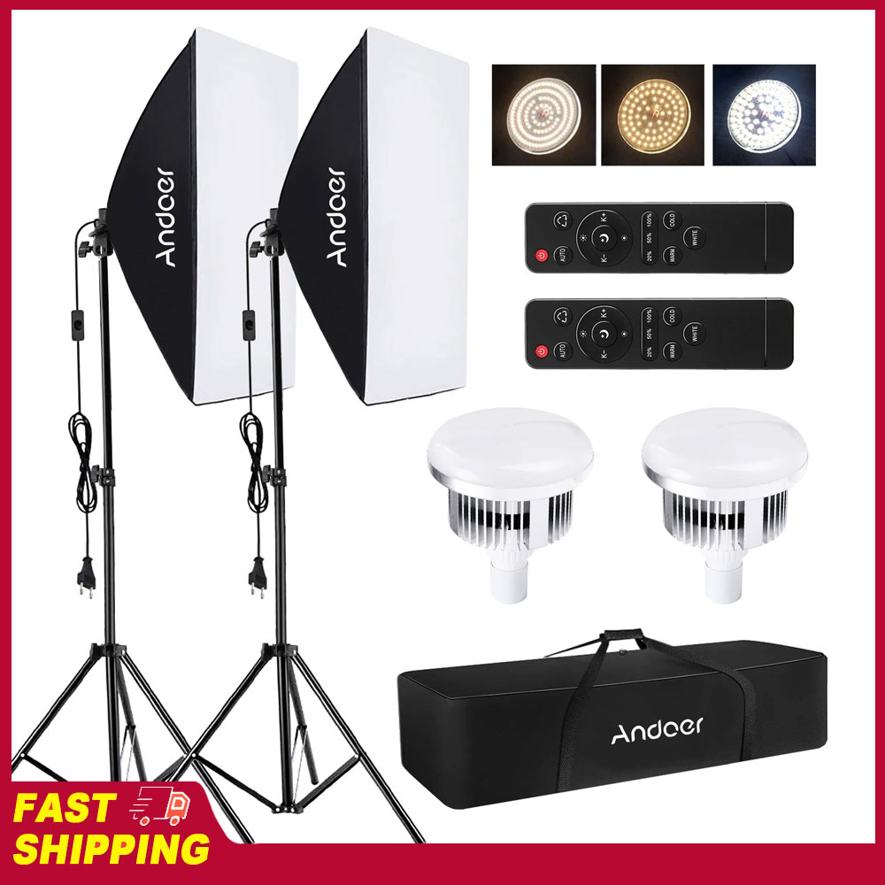 Andoer Softbox Lighting Set St - đánh giá và giá Photography Lighting Set Up
