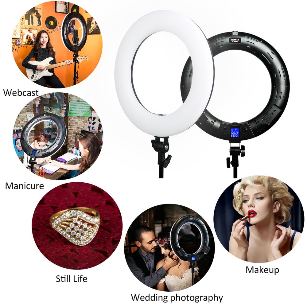Viltrox VL-600T 45W 18 inch LE - đánh giá và giá Led Ring Light 18