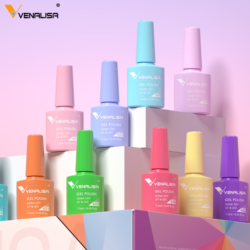 VENALISA Nail Gel Polish 7.5ml - đánh giá và giá Photography Lighting Gel
