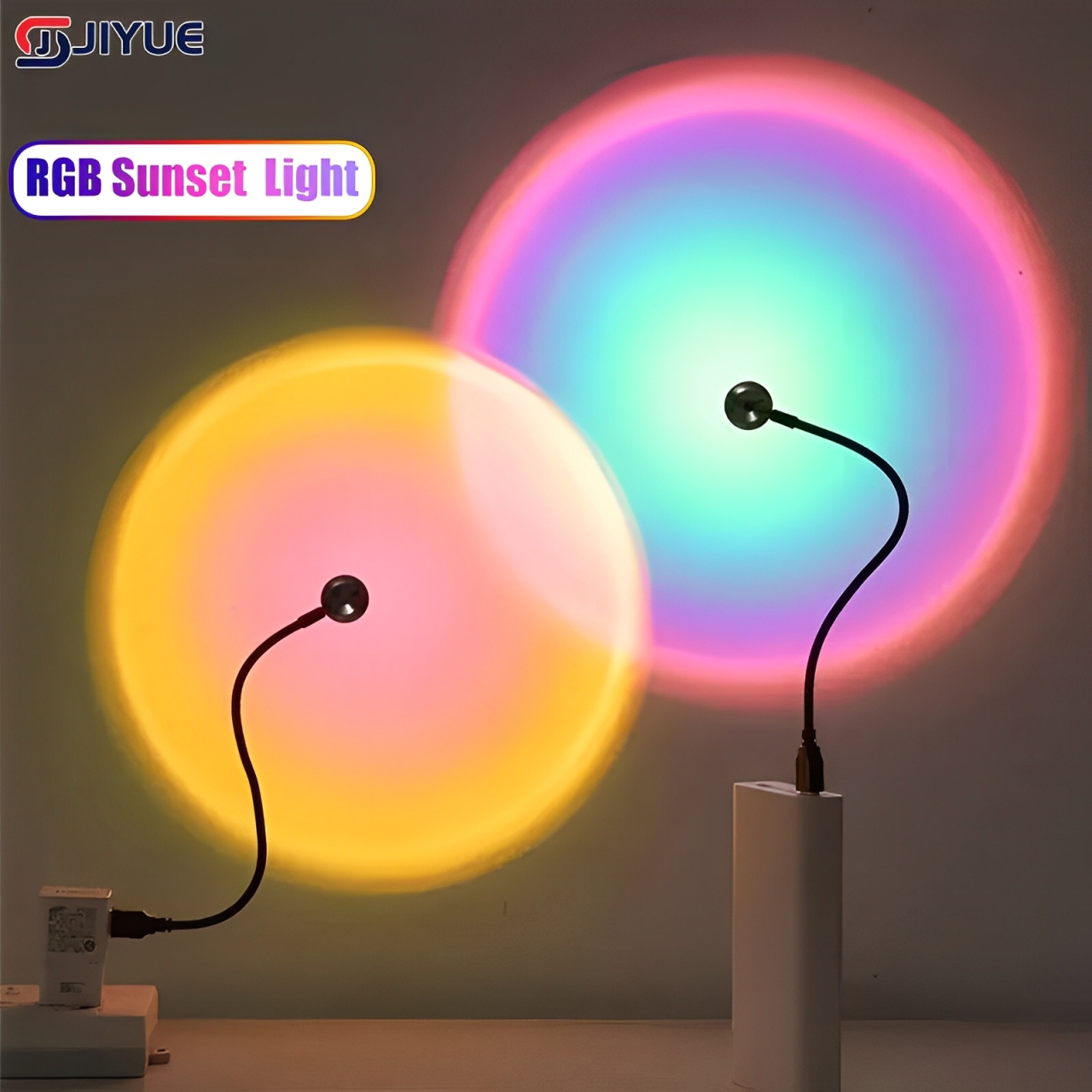 Mini USB ED Sunset Lamp Nightl - đánh giá và giá Photography Lighting Wall