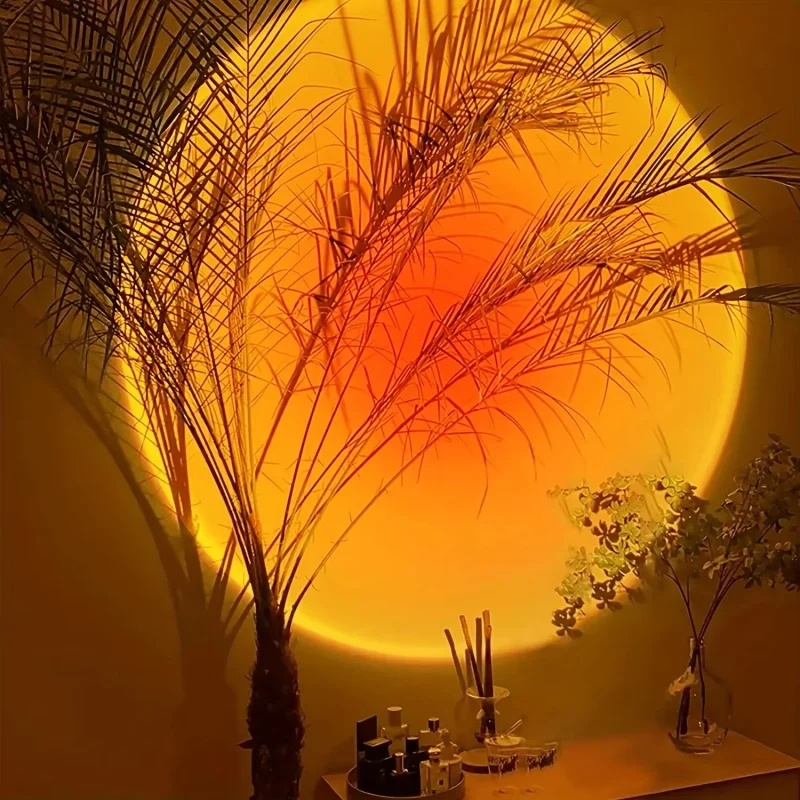 Mini USB ED Sunset Lamp Nightl - đánh giá và giá Photography Lighting Wall