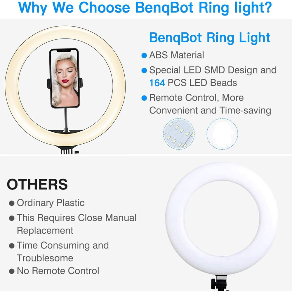 26 33CM Video Lights Dimmable  - đánh giá và giá Photography Lighting Overhead