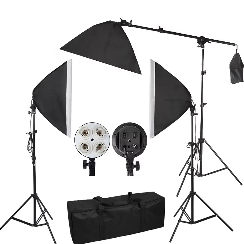 50x70cm Softbox Kit with E27 F - đánh giá và giá Photography Lighting Overhead