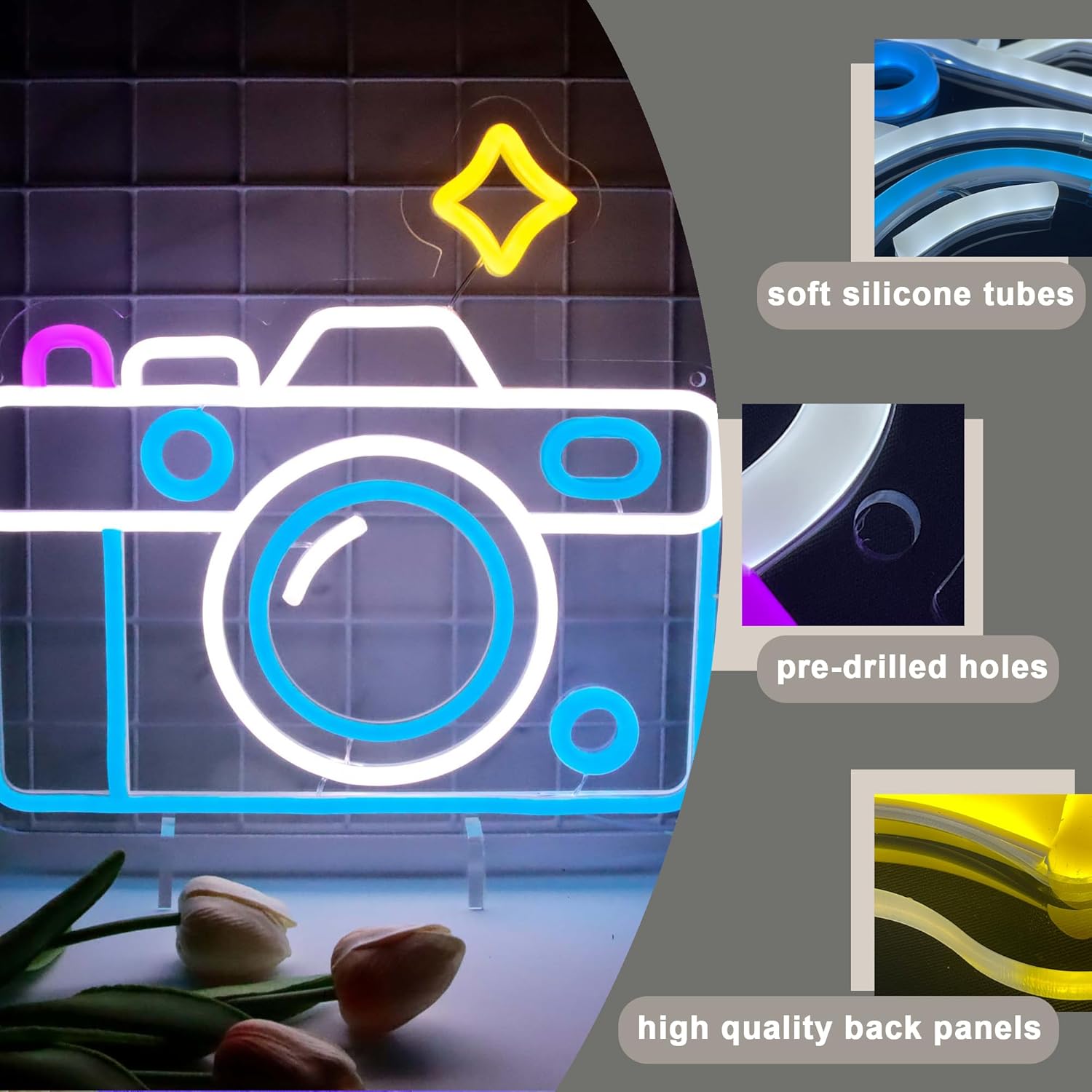 Neon Signs for Wall Decor, Pho - đánh giá và giá Photography Lighting Wall