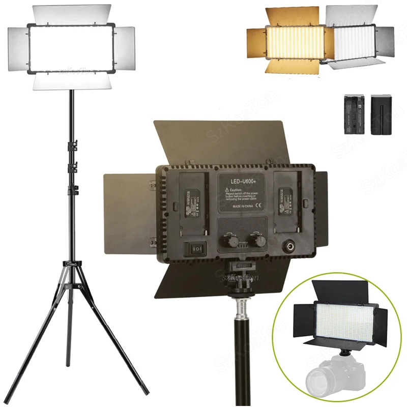 U800 U600 Đèn LED Chụp Ảnh Phò - đánh giá và giá Photography Lighting Board